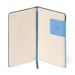 Legami - Cuaderno con páginas en blanco y tapa blanda monocromática - Retro Blue - My Notebook