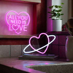 Legami - Lámpara Led Efecto Neón - All You Need is Aşk - It's a Sign