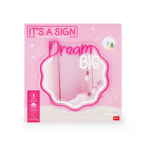 Legami - Luz LED con efecto neón con espejo - It's a Sign