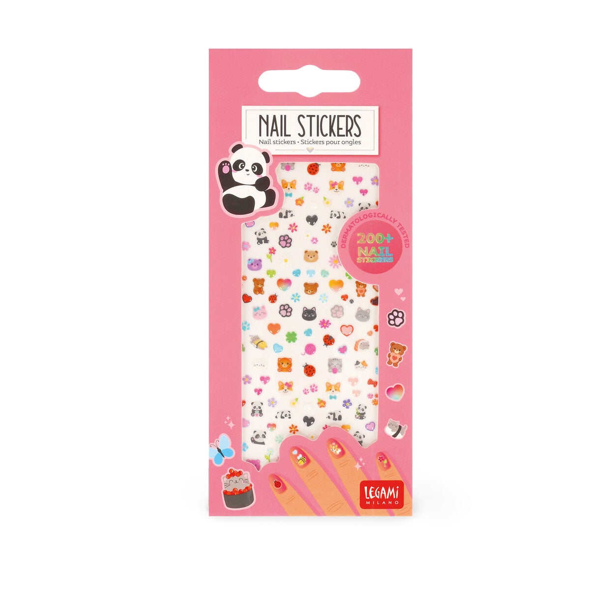 Legami - Pegatinas de Uñas de Animales Monos
