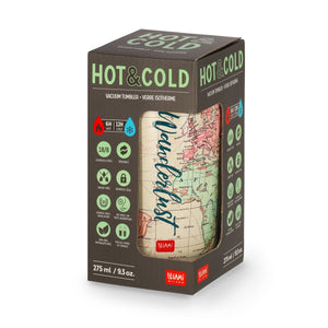 Legami - Vaso térmico de 275 ml - Viaje - Frío y caliente