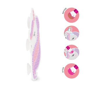 Legami - Alfombrilla limpiadora de brochas de maquillaje Unicornio - ¡Brush it Off!