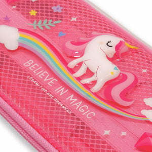 Legami - Estuche Transparente Rígido Unicornio - WonderWow