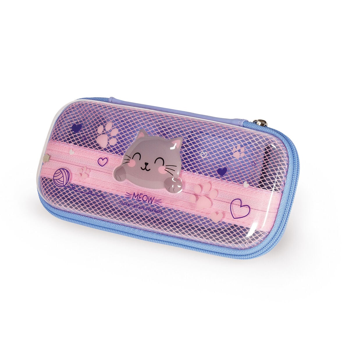 Legami - Estuche rígido transparente Kitty - WonderWow