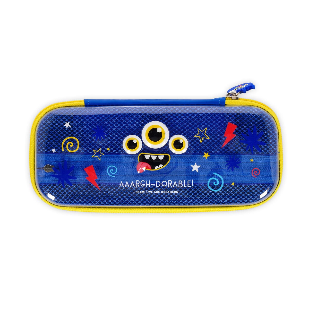 Legami - Estuche Transparente Rígido Monster - WonderWow