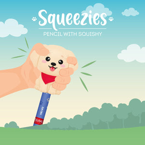Legami - Bolígrafo con Squishy Golden Retriever "Amigos para Siempre" - Antiestrés