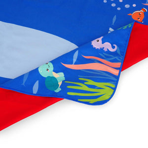 Legami - Poncho de Toalla de Tiburón para Niños - Kids Poncho