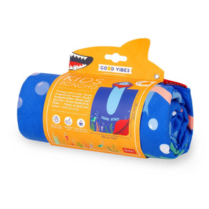Legami - Poncho de Toalla de Tiburón para Niños - Kids Poncho