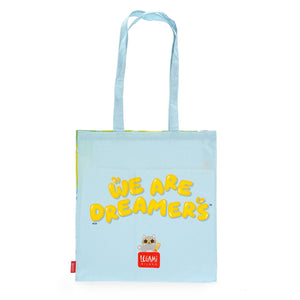 Legami - Bolsa de tela de algodón - Good Vibes