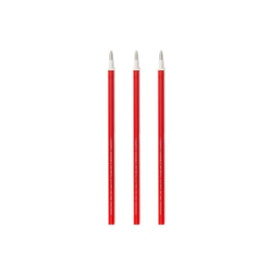 Legami - Set de 3 Recambios para bolígrafos borrables - Tinta roja - Bolígrafo borrable