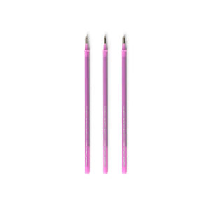 Legami - Set de 3 recambios para bolígrafos borrables - Tinta morada - Bolígrafo borrable