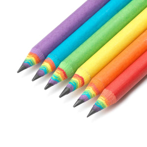 Legami - Set de 6 lápices de grafito HB hechos de papel reciclado