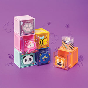 Legami - Caja de almacenamiento de escritorio apilable - Cutie Cube