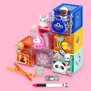 Legami - Caja organizadora de escritorio apilable - Cutie Cube
