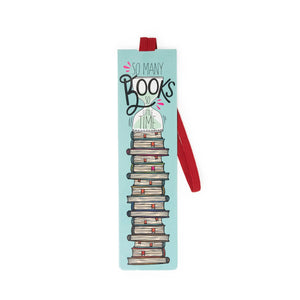 Legami - Marcapáginas ilustrado con banda elástica - Marcapáginas para amantes de los libros, So Many Books
