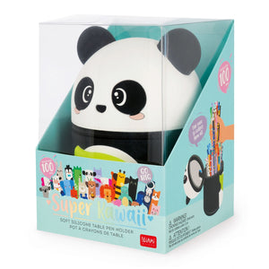 Legami - Soporte para Lápices de Sobremesa Panda - Super Kawaii