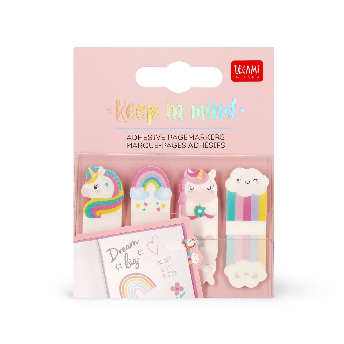 Legami - Marcadores Adhesivos de Unicornio - Keep in Mind