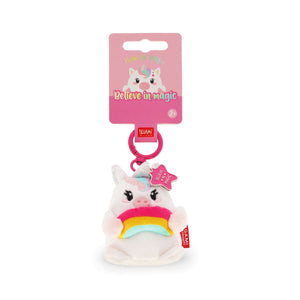 Legami - Llavero de Peluche Unicornio - ¡Diminuto y Súper Suave!