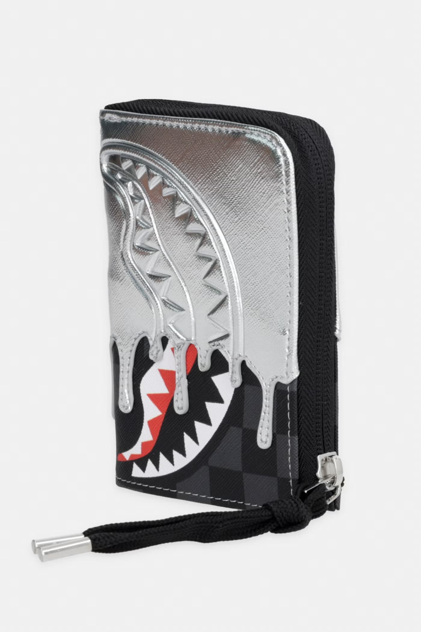 Sprayground - Cartera de piel sintética Plateado 910W8931NSZ