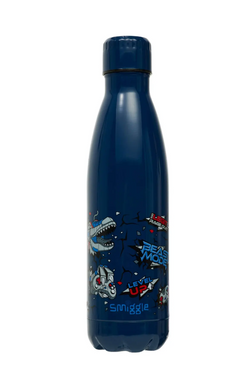 Smiggle - Botella de acero inoxidable con tapa Fly High 500 ml