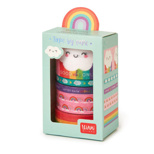 Legami - Set de 5 Cintas Adhesivas Decorativas Rainbow - De Cinta a Cinta