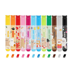 Legami - Set de 12 marcadores - Teddy Amigos