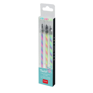 Legami - Juego de 3 bolígrafos de gel multicolor - Twist