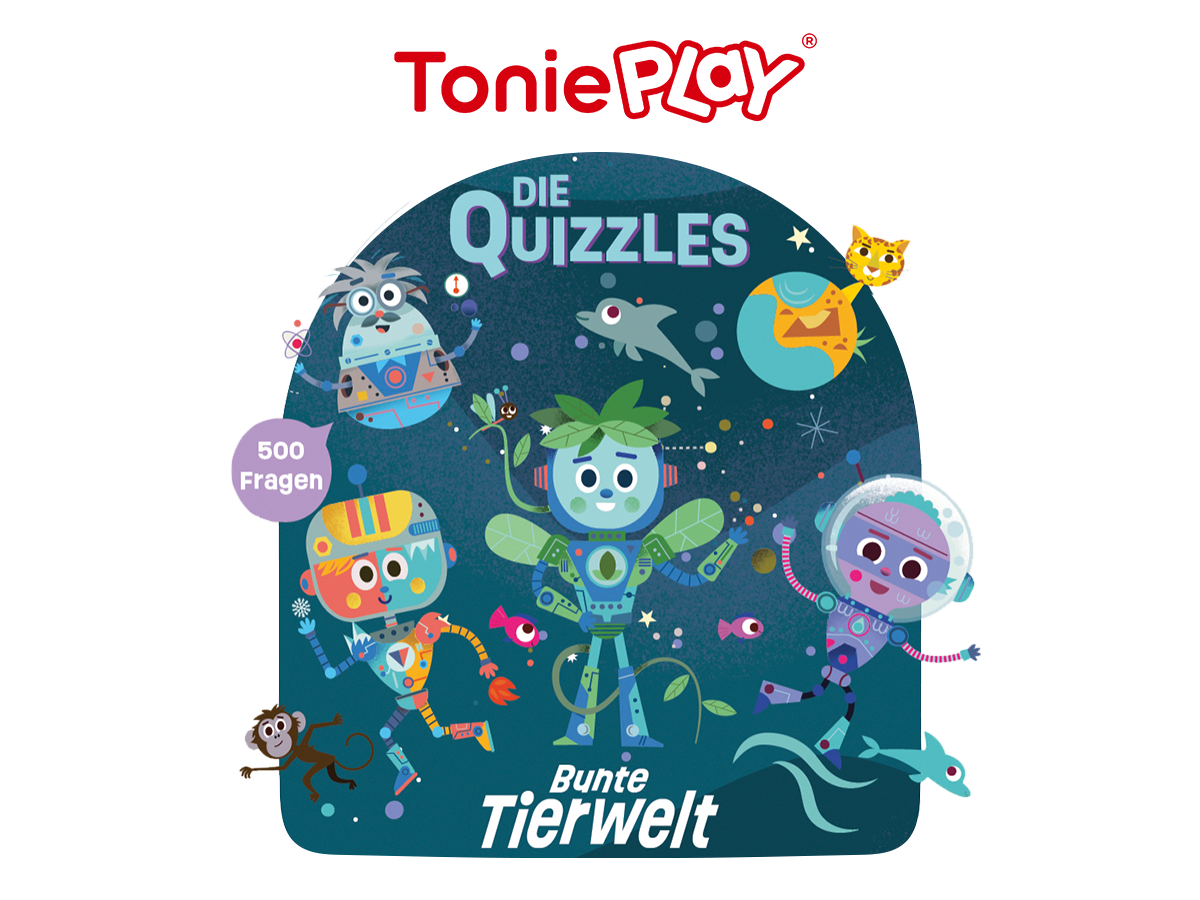 Tonies - Alemán Los Quizzles: El Mundo de los Animales Coloridos - Tonieplay