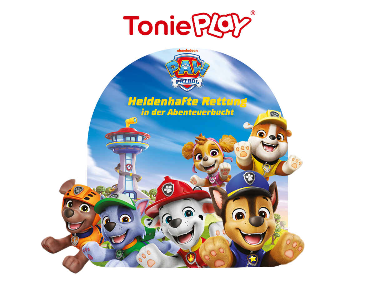 Tonies - Patrulla PAW en alemán: Rescate heroico en la Bahía de las Aventuras - Tonieplay