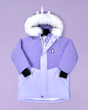 Roarsome - Unicornio Brillante - Chaqueta de esquí infantil