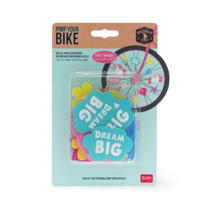 Legami - Juego de 30 decoraciones para radios de bicicleta - Unicornio - ¡Decora tu bici!
