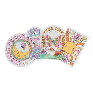Legami - Juego de 4 pegatinas estáticas de Suncatcher para ventanas - Rainbow Maker
