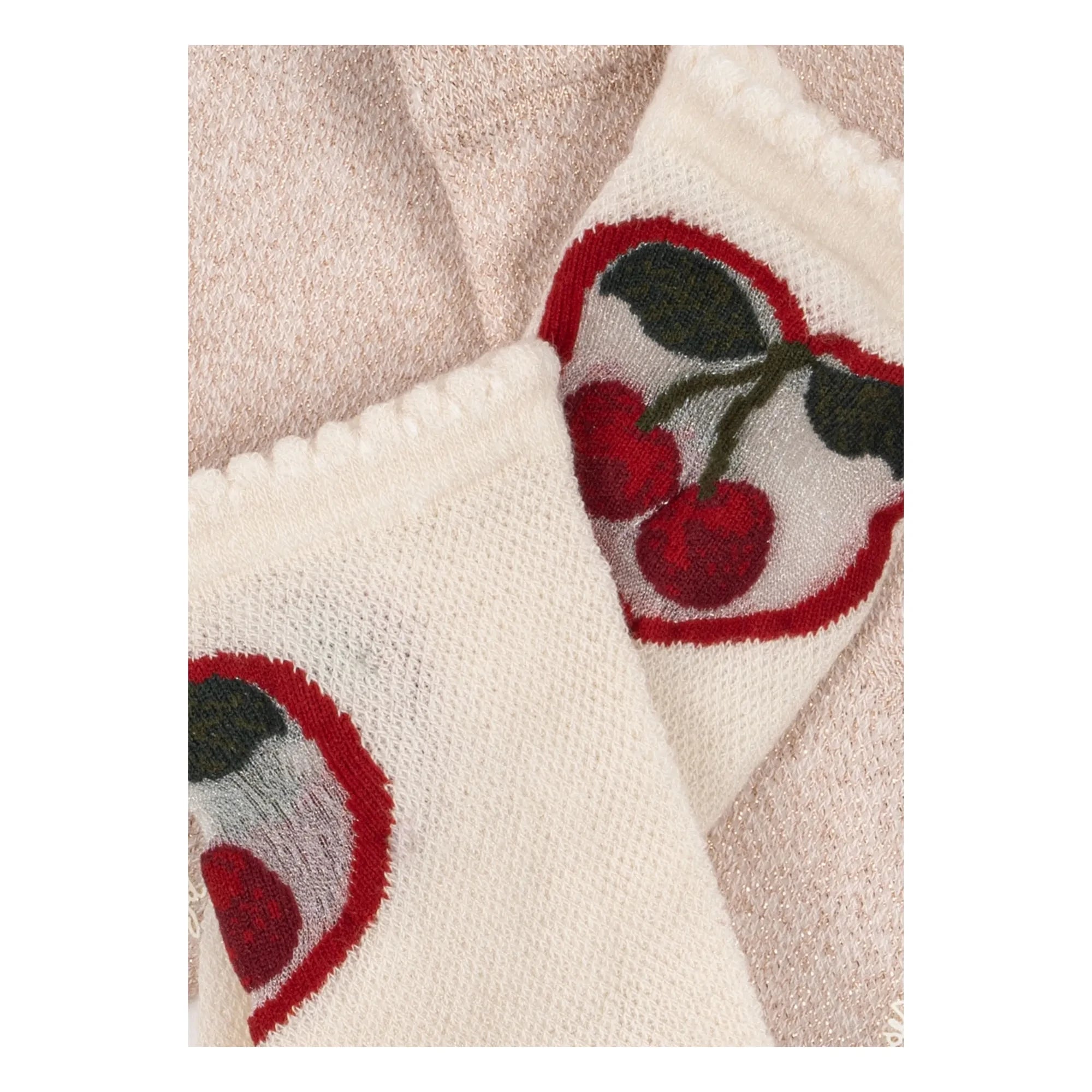 Konges Sløjd - Set de 2 pares de calcetines Cherry | Crudo