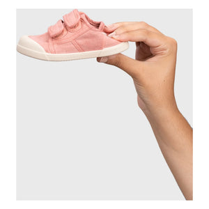 Igor - Zapatillas deportivas de doble raya Lona | Rosa pálido