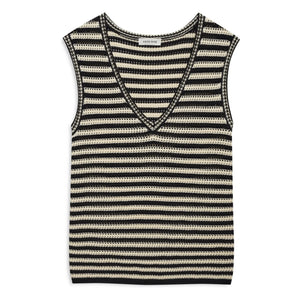 Anine Bing - Camiseta de tirantes a rayas Lowen | Negro