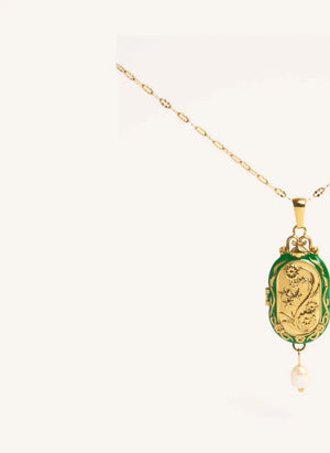 Palas - "Le Secret" Collar Largo | Esmeralda