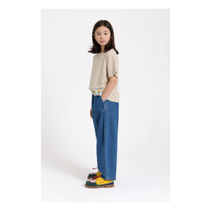Hundred Pieces - Camiseta de algodón orgánico Luna | Beige