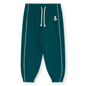 Pantalones deportivos flexibles con logo de The New Society - TNS | Verde