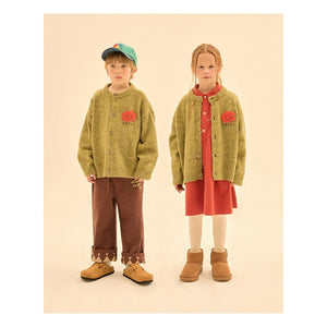Jelly Mallow - Cardigan Feliz | Verde Oliva