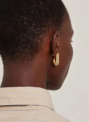Jenny Bird - Pendientes Leon | Oro