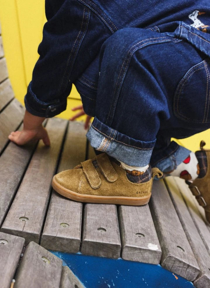 Lazare - Mahaut Zapatillas Tartan | Caqui marrón