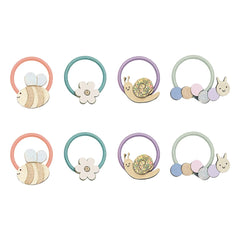 Mimi & Lula - Set de 5 horquillas mini abeja | Lila