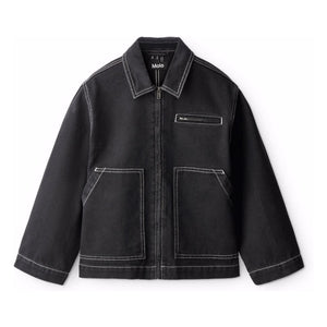 Molo - Chaqueta vaquera de algodón orgánico Hetson | Negro vaquero