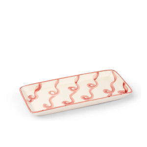 Denise - Fuente de servicio rectangular Olaf | Rosa