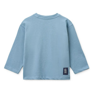 Liewood - Camiseta de Algodón Orgánico Tyler Cool Kids | Azul