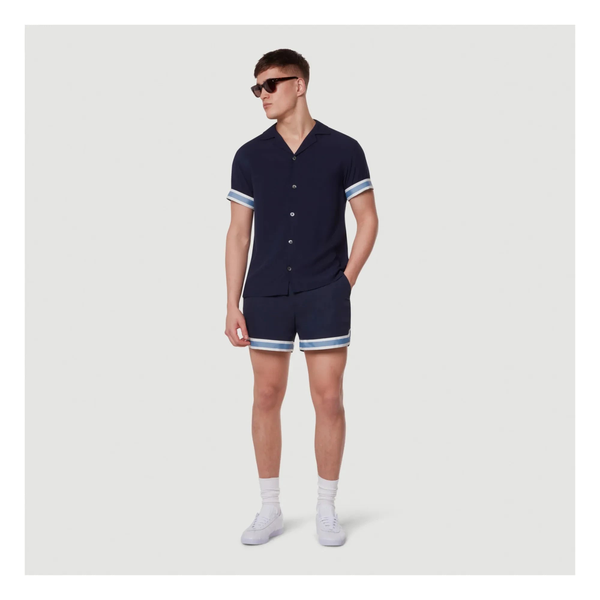 Ché Studios - Blusa Valbonne | Azul marino