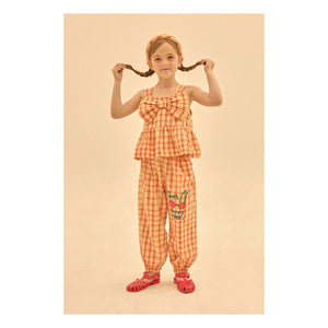 Jelly Mallow - Pantalones Aladdin a cuadros | Amarillo