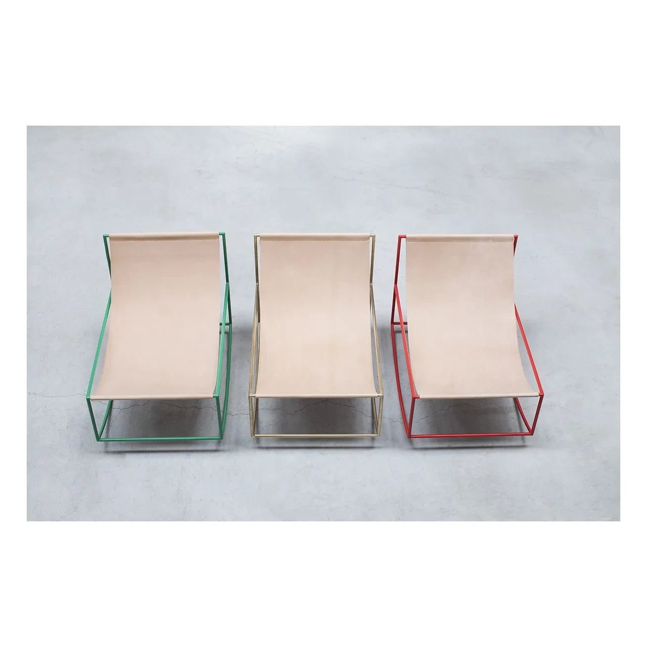 Valerie Objects - Mecedora, cuero, Muller Van Severen