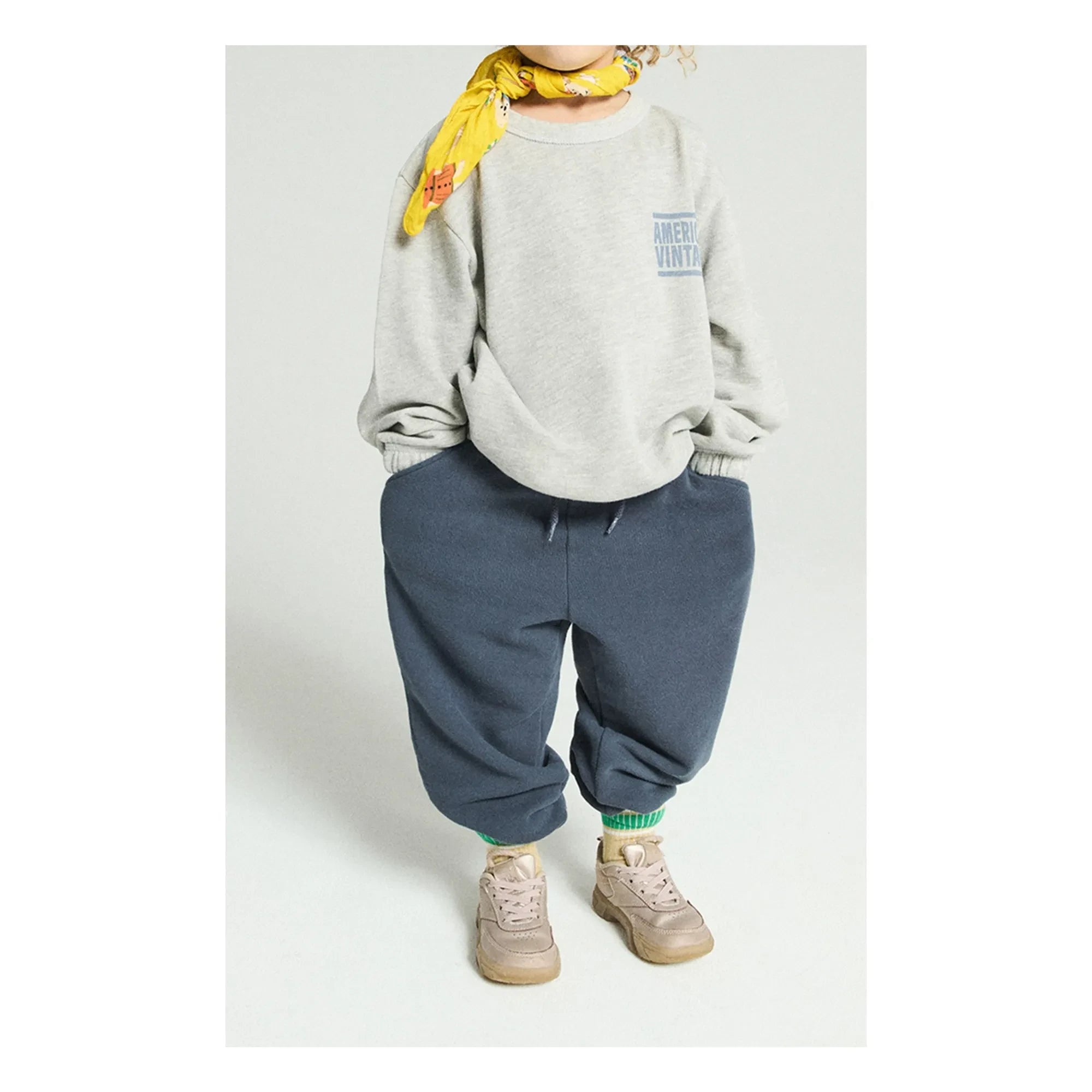 American Vintage - Sudadera Zofbay | Gris jaspeado