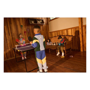 Goldie + Ace - Colorblock Polar Fermuarlı Sweatshirt | Orman Yeşili